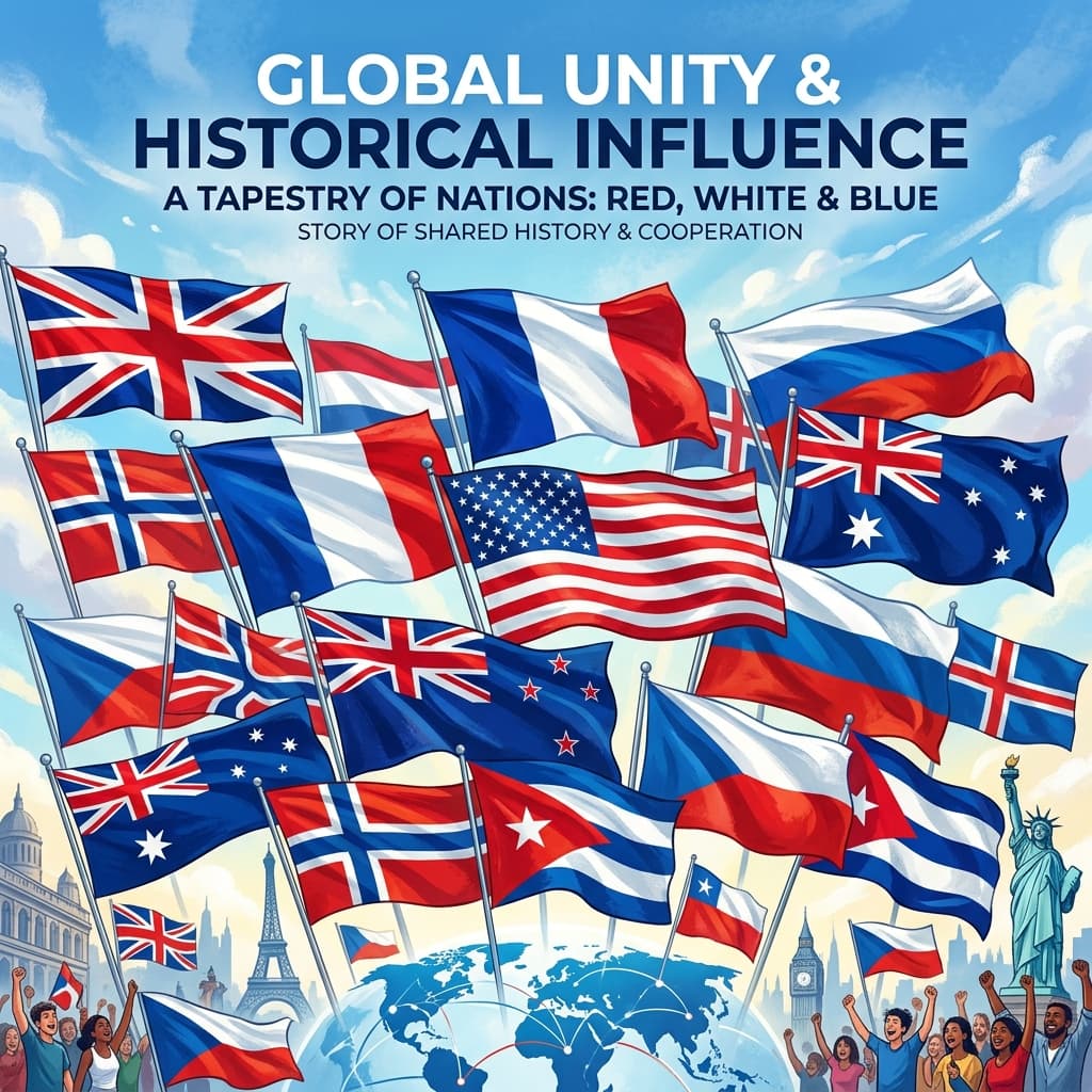 Why So Many Countries Have Red, White, and Blue Flags